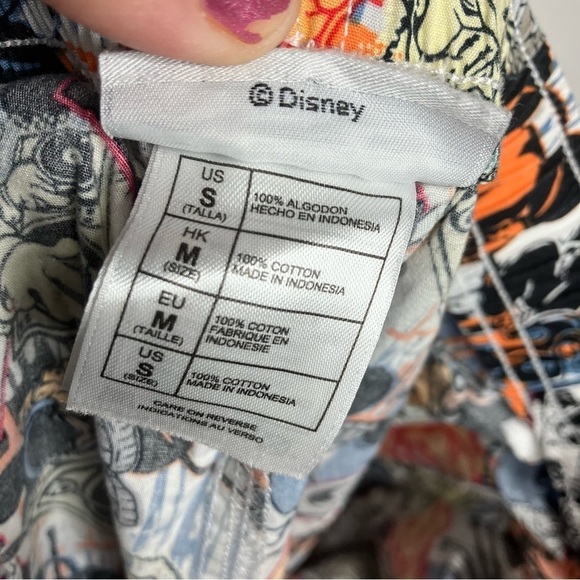 Disney parks pajama pants size small Mickey Mouse Donald Duck Pluto - Picture 8 of 8